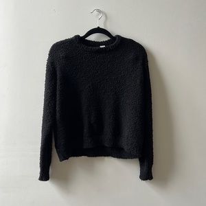 H&M Fuzzy Black Sweater